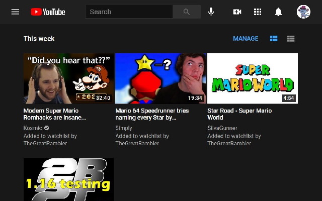 YoutubeFeed  from Chrome web store to be run with OffiDocs Chromium online