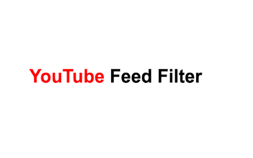 YouTube Feed Filter  from Chrome web store to be run with OffiDocs Chromium online