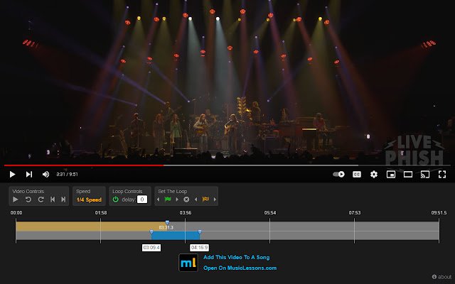 YouTube pour les musiciens de la boutique en ligne Chrome sera exécuté avec OffiDocs Chromium en ligne