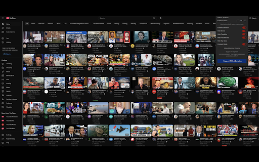 YouTube Grid Enhancer  from Chrome web store to be run with OffiDocs Chromium online