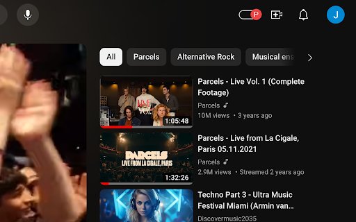 Youtube incognito mode  from Chrome web store to be run with OffiDocs Chromium online