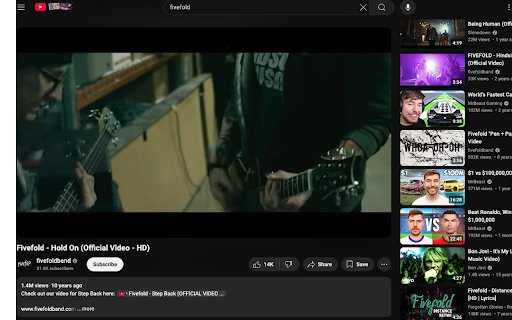 YouTube Independent Suggested Video Scroll  from Chrome web store to be run with OffiDocs Chromium online
