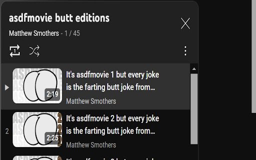 YouTube InfinLooper  from Chrome web store to be run with OffiDocs Chromium online