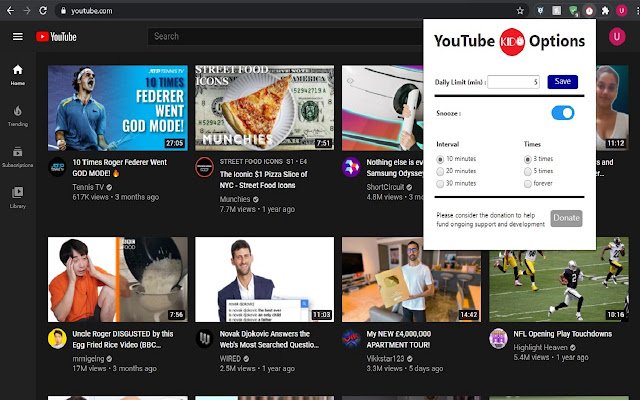YouTube KIDO aus dem Chrome-Webshop, das mit OffiDocs Chromium online ausgeführt werden soll