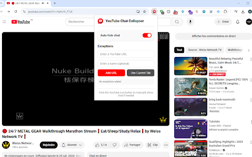 YouTube Live Chat Auto Collapser from Chrome web store to be run with OffiDocs Chromium online YouTube Live Chat Auto Collapser from Chrome web store to be run with OffiDocs Chromium online
