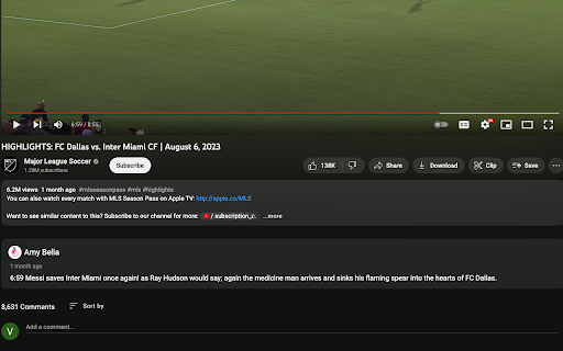 YouTube Live Comments  from Chrome web store to be run with OffiDocs Chromium online