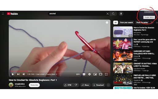 YouTube Mirror  from Chrome web store to be run with OffiDocs Chromium online