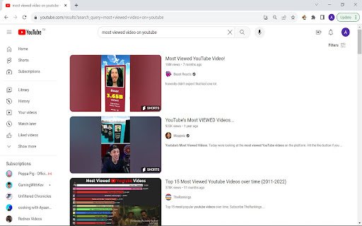 YouTube Only What You Search  from Chrome web store to be run with OffiDocs Chromium online