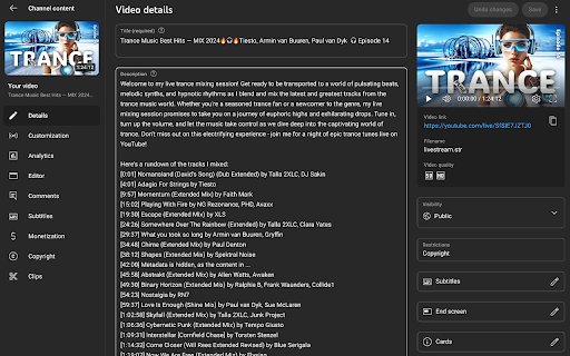 YouTube Playlist Creator  from Chrome web store to be run with OffiDocs Chromium online