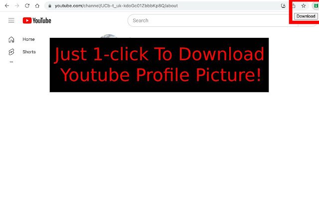 Narzędzie do pobierania zdjęć profilowych Youtube™ ze sklepu internetowego Chrome do uruchomienia z OffiDocs Chromium online