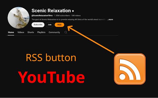 YouTube RSS  from Chrome web store to be run with OffiDocs Chromium online