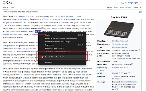 YouTube Search  from Chrome web store to be run with OffiDocs Chromium online