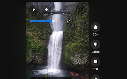 YouTube Shorts Speed  from Chrome web store to be run with OffiDocs Chromium online