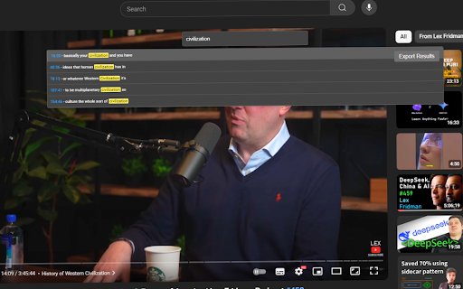 YouTube Subtitle Searcher from Chrome web store to be run with OffiDocs Chromium online YouTube Subtitle Searcher from Chrome web store to be run with OffiDocs Chromium online