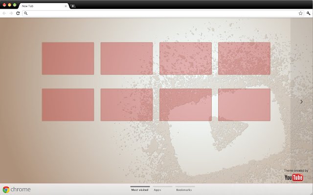 YouTube-thema: zand uit de Chrome-webwinkel om uit te voeren met OffiDocs Chromium online