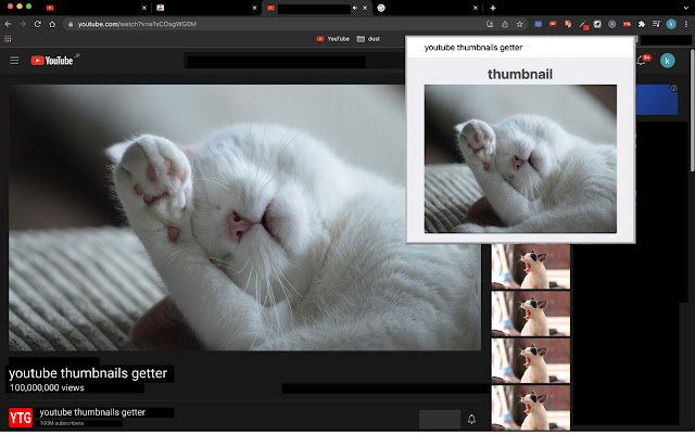 क्रोम वेब स्टोर से यूट्यूब थंबनेल गेटर को ऑनलाइन ऑफीडॉक्स क्रोमियम के साथ चलाया जाएगा