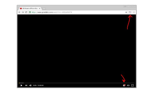 YouTube Przełącz tryb pełnoekranowy ze sklepu internetowego Chrome do uruchomienia z OffiDocs Chromium online