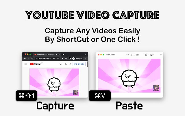 Youtube Video Capture mula sa Chrome web store na tatakbo sa OffiDocs Chromium online