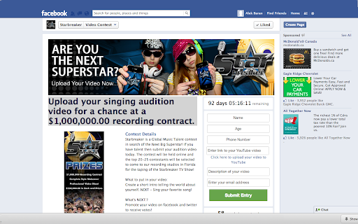 Youtube Video Contest App  from Chrome web store to be run with OffiDocs Chromium online Youtube Video Contest App  from Chrome web store to be run with OffiDocs Chromium online