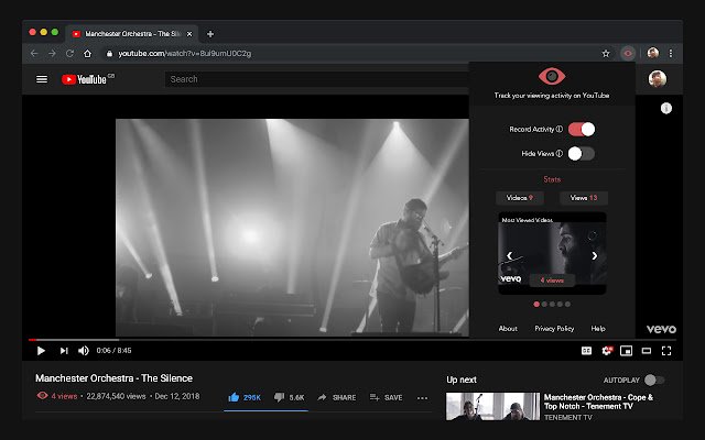 YouTube Views  from Chrome web store to be run with OffiDocs Chromium online