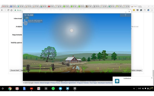 YoWindow van de Chrome-webwinkel om te worden uitgevoerd met OffiDocs Chromium online