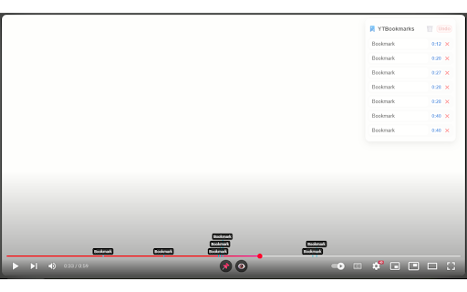 YT Bookmarks  from Chrome web store to be run with OffiDocs Chromium online