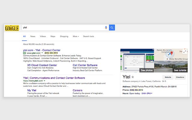 Ytel Click2Call mula sa Chrome web store na tatakbo sa OffiDocs Chromium online