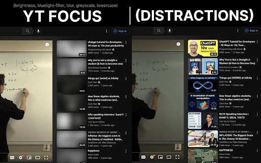 YT Focus Learning Made Easy  from Chrome web store to be run with OffiDocs Chromium online