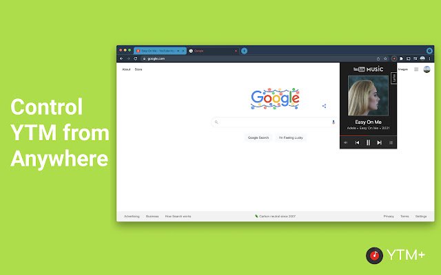 YTM+ per YouTube™ Music dal negozio web di Chrome da eseguire con OffiDocs Chromium online