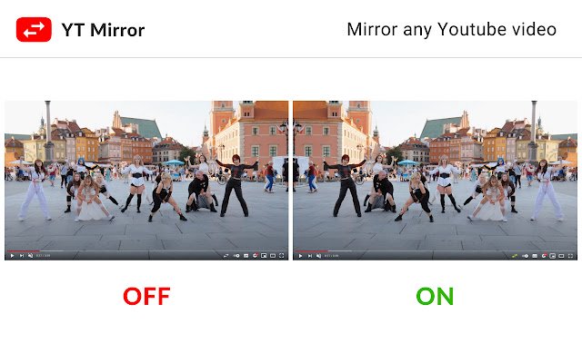 YT Mirror  from Chrome web store to be run with OffiDocs Chromium online