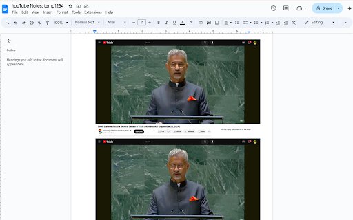 YTShot  from Chrome web store to be run with OffiDocs Chromium online