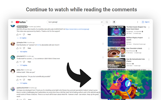 YT Tweaks  from Chrome web store to be run with OffiDocs Chromium online