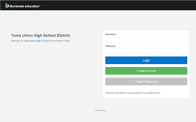 OffiDocs Chromiumオンラインで実行されるChrome WebストアのYUHSD Illuminate Secure Browser