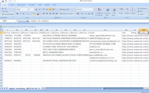 ZaubaCorp Scrapper Tool  from Chrome web store to be run with OffiDocs Chromium online