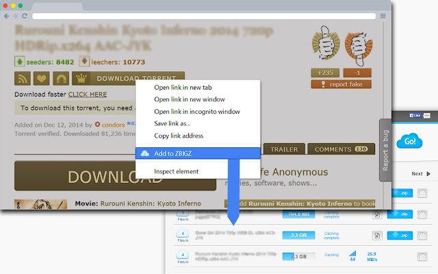 برنامه افزودنی رسمی ZbigZ از فروشگاه وب Chrome با OffiDocs Chromium به صورت آنلاین اجرا می شود