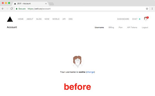zeit badge off  from Chrome web store to be run with OffiDocs Chromium online