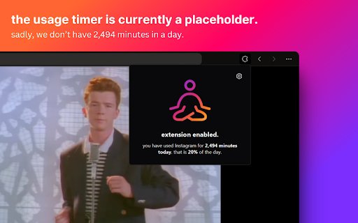 ZenGram: Mindful Instagram, Your Way  from Chrome web store to be run with OffiDocs Chromium online