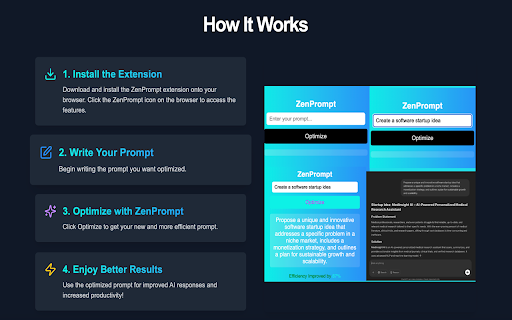 ZenPrompt from Chrome web store to be run with OffiDocs Chromium online ZenPrompt from Chrome web store to be run with OffiDocs Chromium online