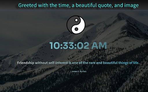 ZenTab: Quotes  Time  from Chrome web store to be run with OffiDocs Chromium online