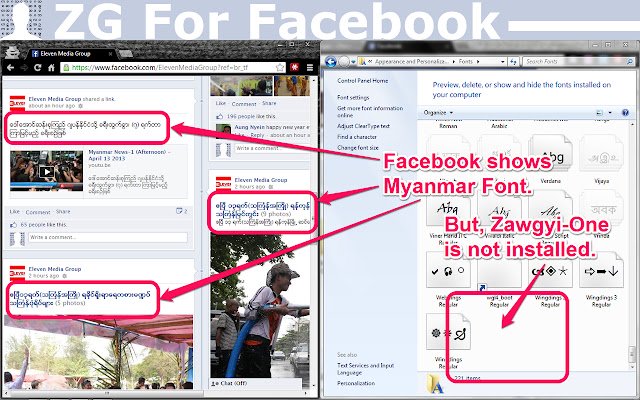 ZG For Facebook  from Chrome web store to be run with OffiDocs Chromium online