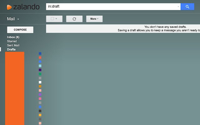 ธีม Z GMail จาก Chrome เว็บสโตร์ที่จะใช้งานร่วมกับ OffiDocs Chromium ออนไลน์