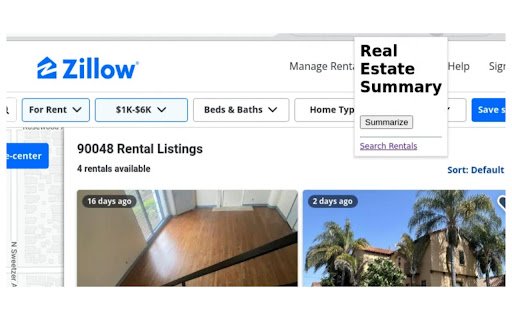Zillow extractor fast  from Chrome web store to be run with OffiDocs Chromium online