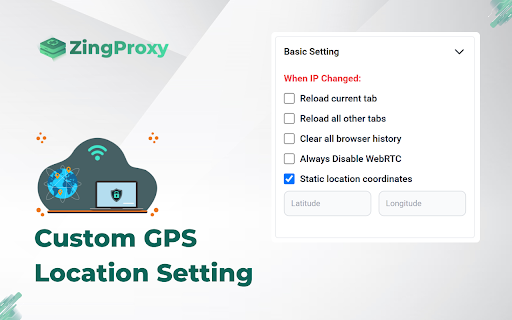 ZingProxy Proxy Switcher and Manager  from Chrome web store to be run with OffiDocs Chromium online