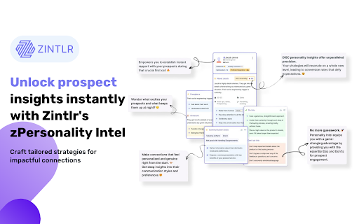 Zintlr Sales: The Ultimate AI Sales Intelligence Tool.  from Chrome web store to be run with OffiDocs Chromium online