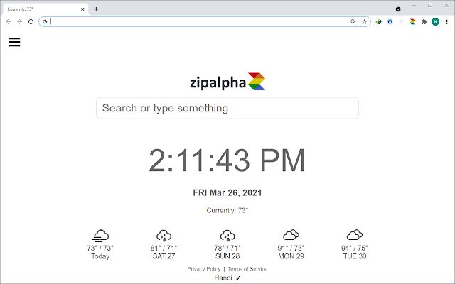 ZipAlpha از فروشگاه وب Chrome با OffiDocs Chromium به صورت آنلاین اجرا می شود