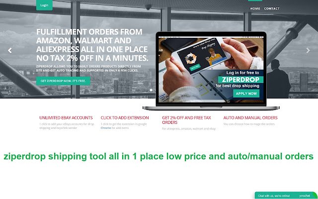 Ziperdrop ziperdrop.com Product Importer  from Chrome web store to be run with OffiDocs Chromium online