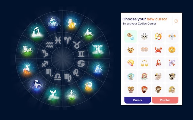 Le curseur Zodiac de la boutique en ligne Chrome doit être exécuté avec OffiDocs Chromium en ligne