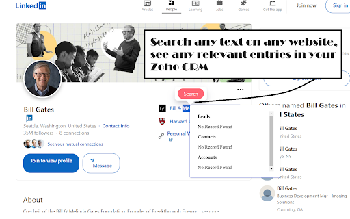 Zoho CRM Lead Integration by Cloudshowplace  from Chrome web store to be run with OffiDocs Chromium online
