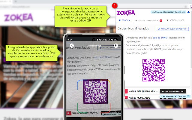 ZOKEA, para compradores inteligentes з веб-магазину Chrome, який буде працювати з OffiDocs Chromium онлайн