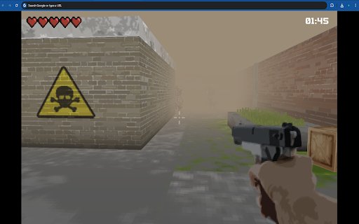Zombie Strike Shooting Game  from Chrome web store to be run with OffiDocs Chromium online